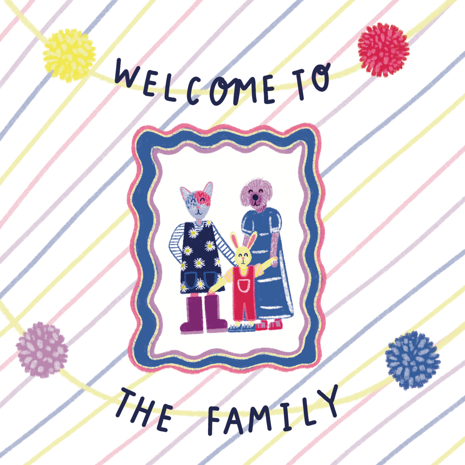 Welcome to the family (lesbian couple)