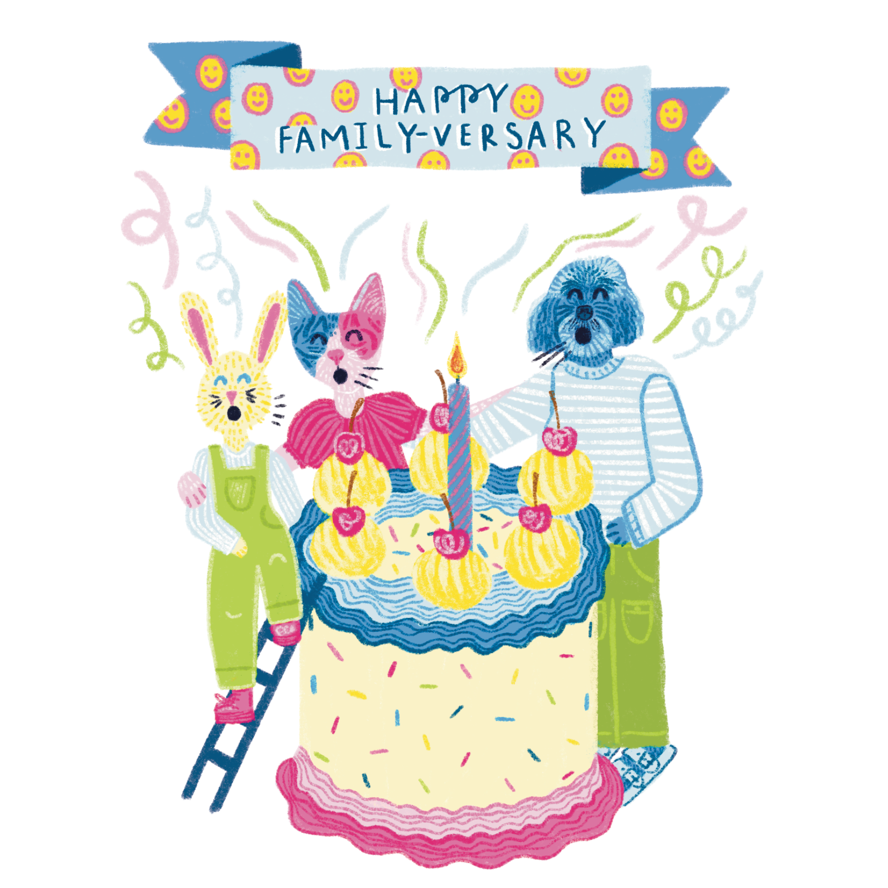Happy Family-versary (straight couple)