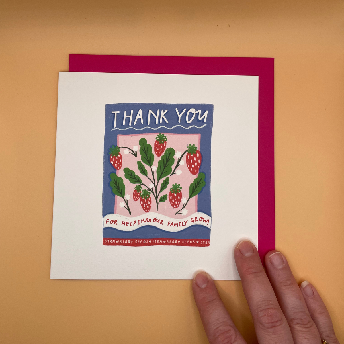 You helped our family grow