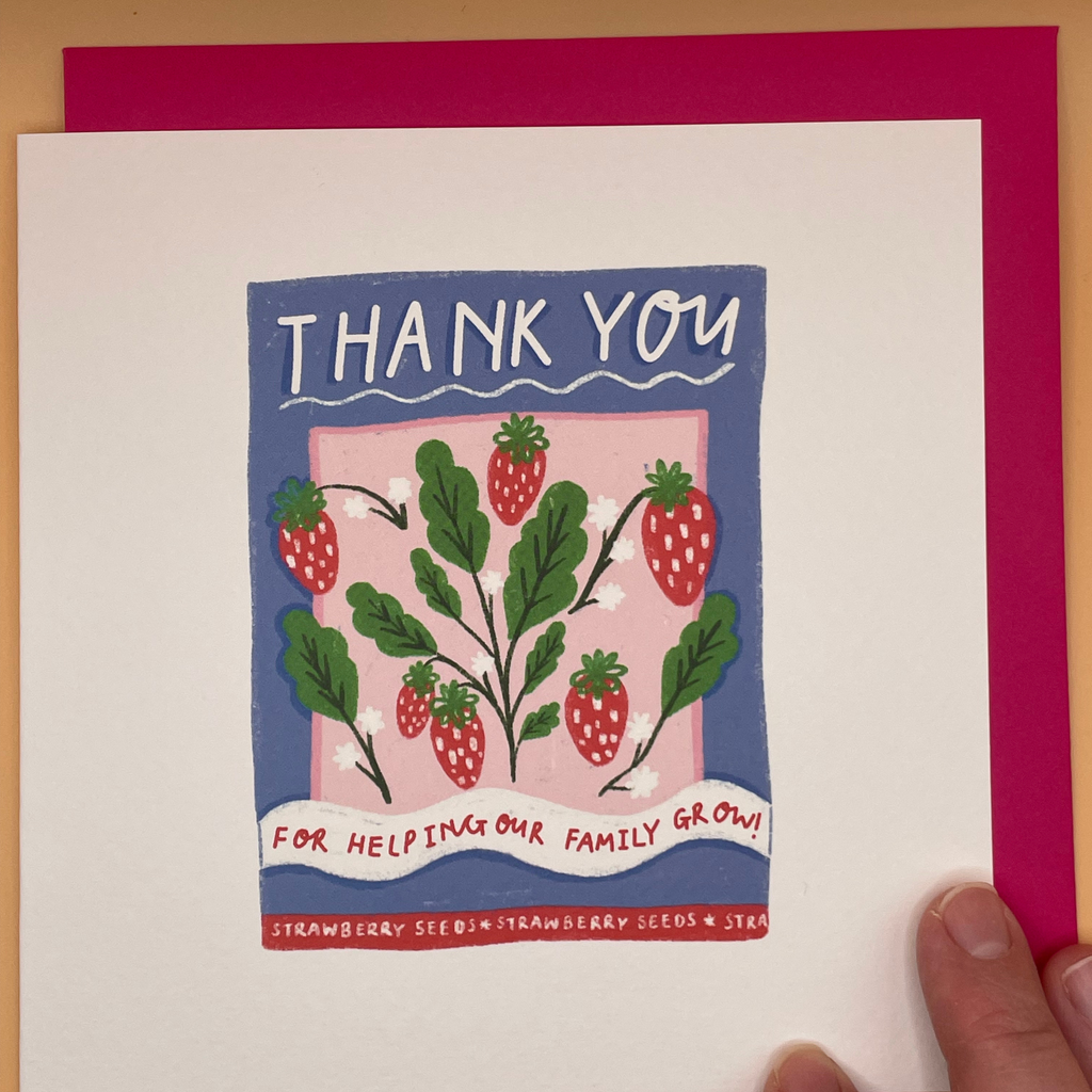You helped our family grow